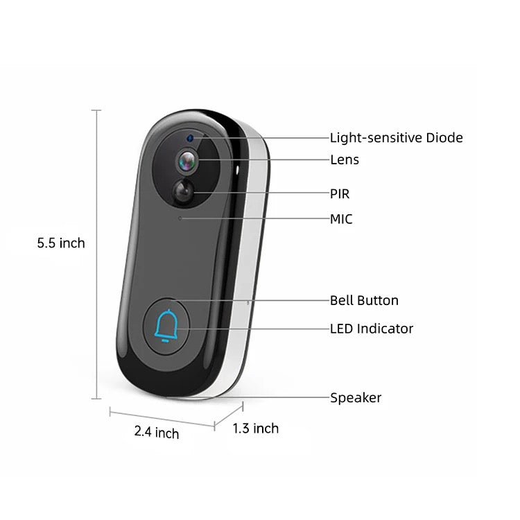 Echo Dot Smart Video Doorbell 1080HD